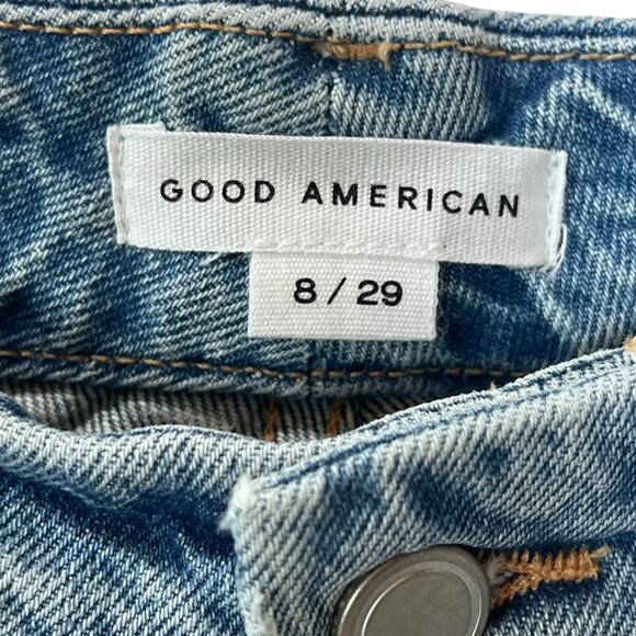 Good American Women's Straight Leg Jeans - Light Blue - Picture 3 of 11